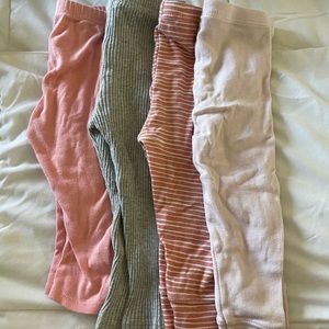 4 pack of baby leggings